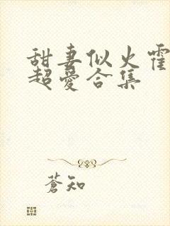 甜妻似火霍爷他超爱合集