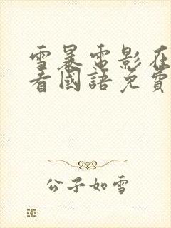 雪暴电影在线观看国语免费完整版