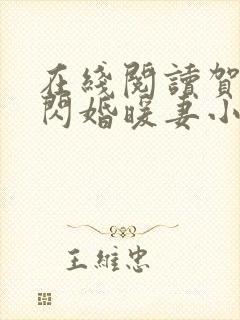 在线阅读贺少的闪婚暖妻小说封面