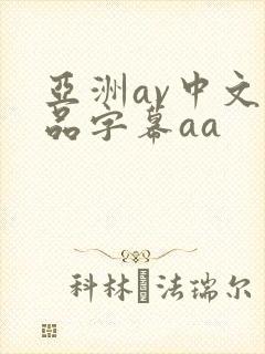 亚洲av中文精品字幕aa