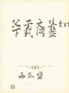 父子文集txt下载网盘