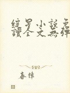 绽星小说免费阅读全文无弹窗