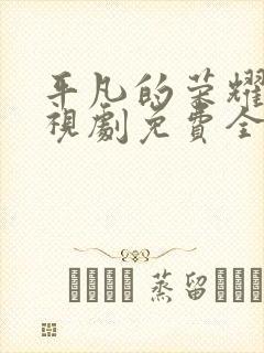 平凡的荣耀2电视剧免费全集在线观看