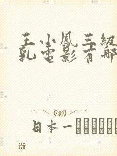 王小凤三级露全乳电影有哪些