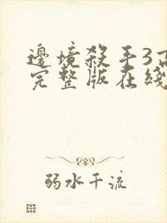 边境杀手3高清完整版在线