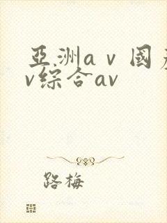 亚洲aⅴ国产av综合av封面