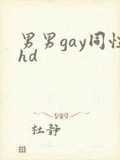 男男gay同性hd封面