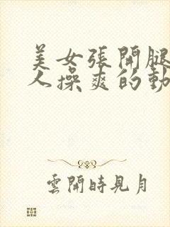 美女张开腿被男人操爽的动态视频