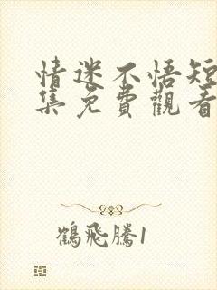 情迷不悟短剧全集免费观看完整版