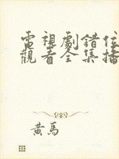 电视剧错位免费观看全集播放