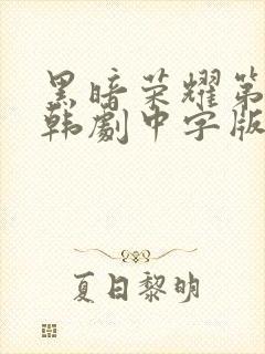 黑暗荣耀第二季韩剧中字版全集