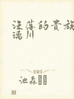 没落的贵族动琉璃川封面