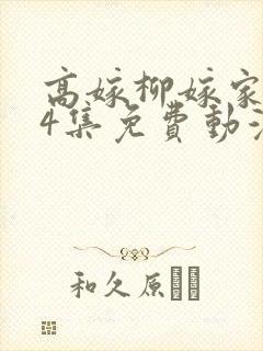 高嫁柳嫁家1到4集免费动漫