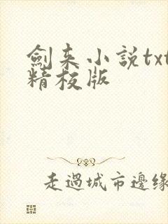 剑来小说txt精校版