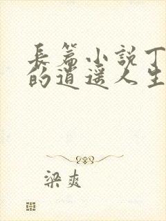 长篇小说丁二狗的逍遥人生封面