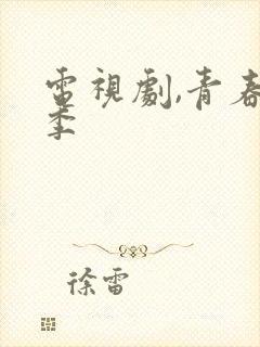 电视剧,青春无季封面