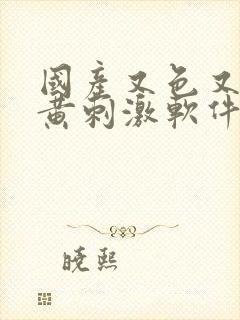 国产又色又爽又黄刺激软件