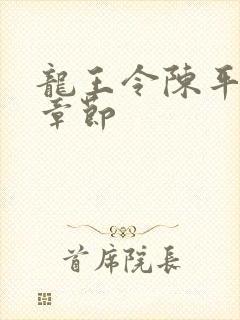 龙王令陈平全部章节