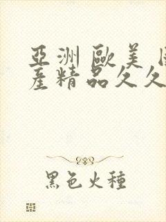 亚洲 欧美 国产精品久久封面