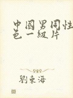中国男同性恋黄色一级片