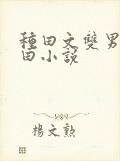 种田文双男推种田小说封面
