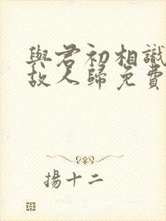 与君初相识犹如故人归免费在线观看封面