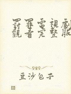 罚罪电视剧免费观看完整版高清在线