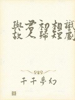 与君初相识犹如故人归短剧在线观看封面