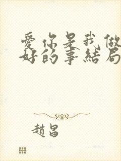 爱你是我做过最好的事结局