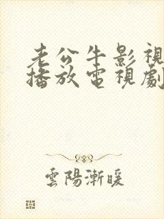 老公牛影视免费播放电视剧在线看免费版