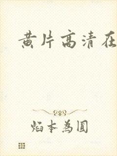 黄片高清在线
