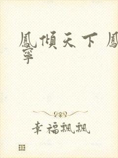 凤倾天下 凤希宁