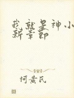 我就是神小说最新章节