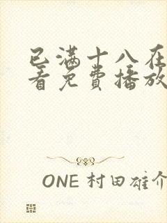 已满十八在线观看免费播放电视剧高清