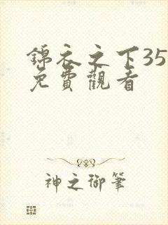 锦衣之下35集免费观看