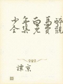 少年白马醉春风全集免费观看演员表封面