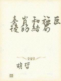 秦肖和施巨耀最后的结局封面