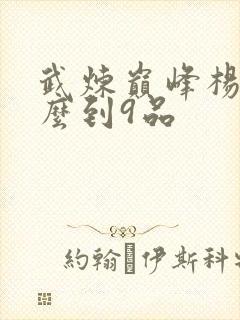 武炼巅峰杨开怎么到9品