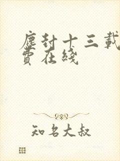 尘封十三载 免费在线