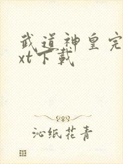 武道神皇完整txt下载封面