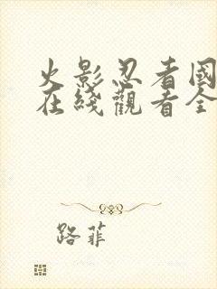 火影忍者国语版在线观看全集