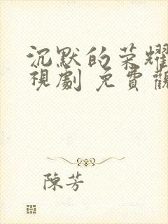 沉默的荣耀 电视剧 免费观看封面