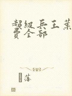 超级兵王叶谦免费全部