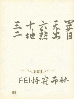 三十六天罡七十二地煞出自哪里封面