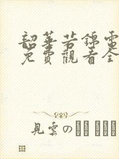 韶华若锦电视剧免费观看全集在线播放封面