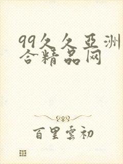99久久亚洲综合精品网封面