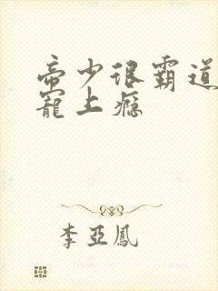 帝少很霸道甜妻宠上瘾