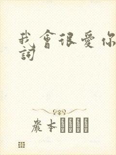 我会很爱你 歌词