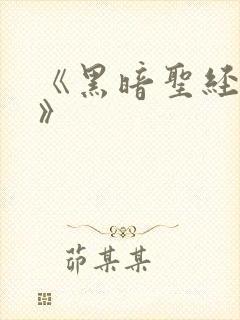《黑暗圣经外传》封面