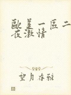 欧美一区二区午夜激情